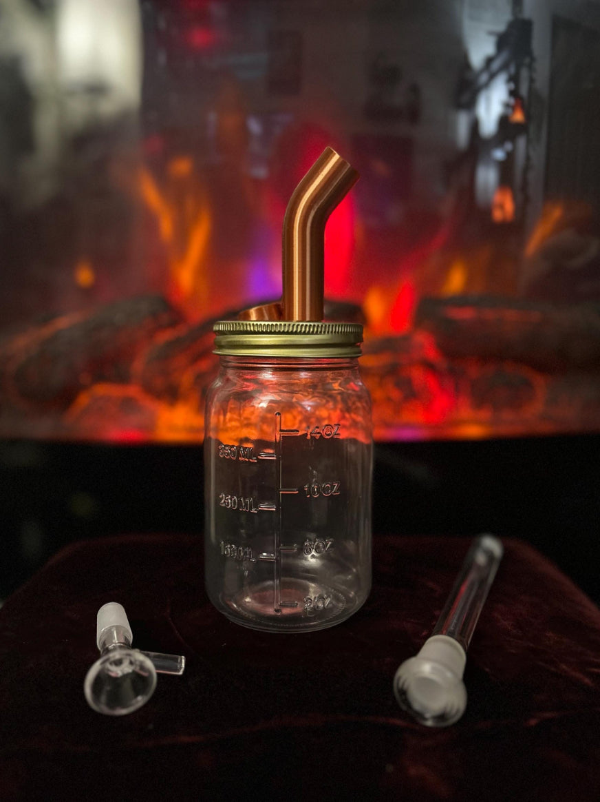 3d-Printed Mason Jar Bong!!!