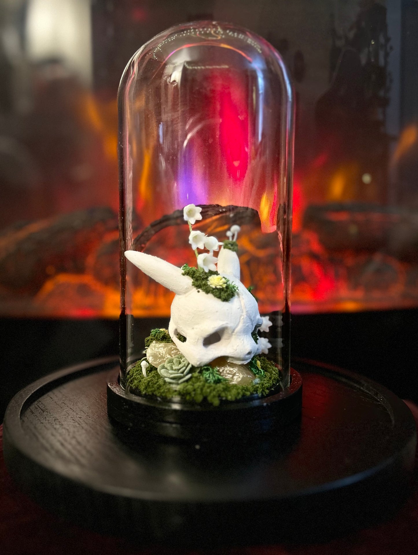 Faux Pikachu Skull Terrarium!