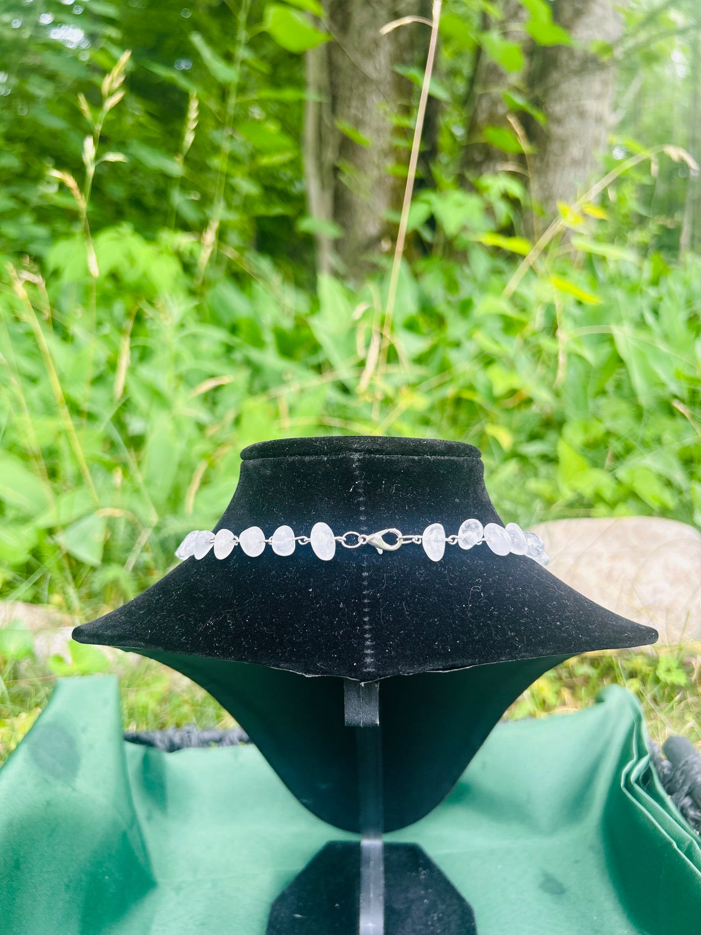 Handmade Silver Quartz Necklace!!!