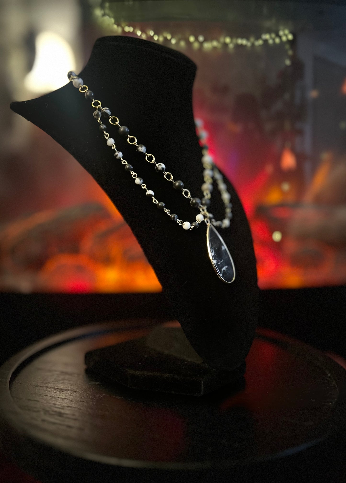 Golden Zebra Jasper Necklace!!!