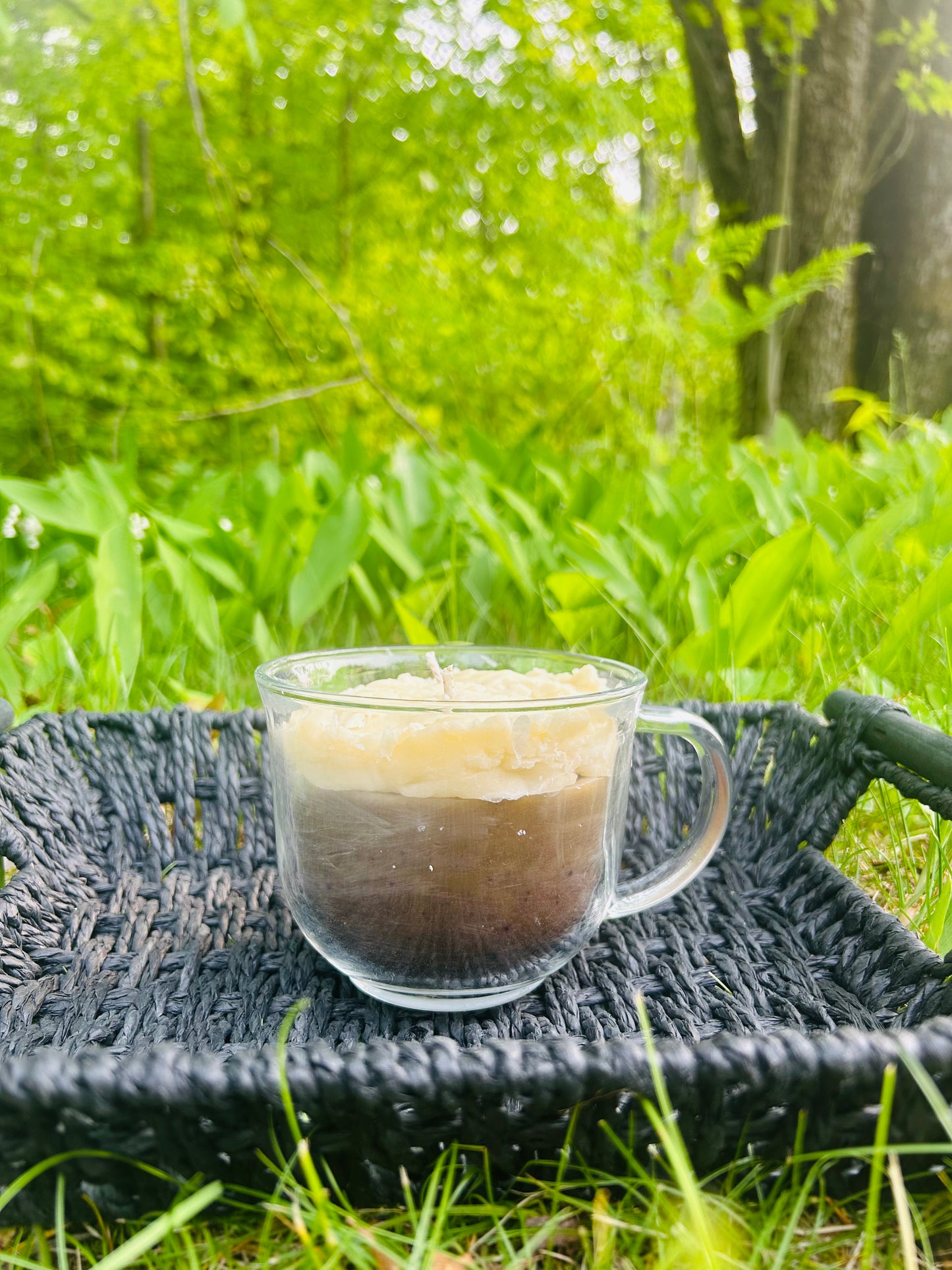 Handmade 10oz Beeswax Latte Candle!!!