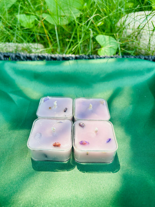 Hand-Poured Lavender Beeswax Tea-lights! (4)