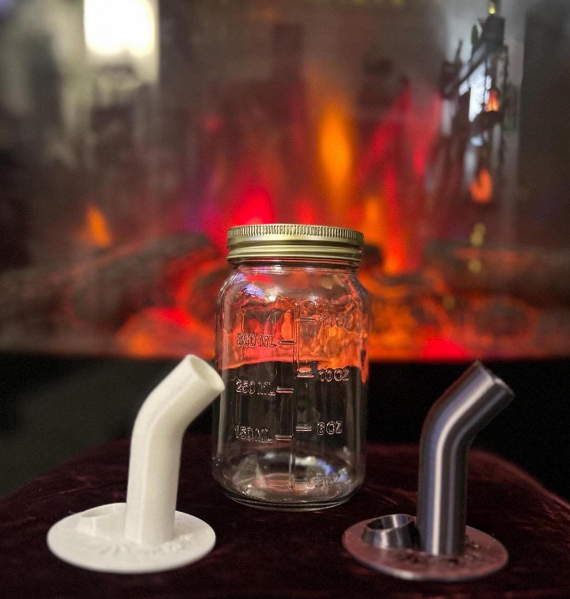 3d-Printed Mason Jar Bong!!!
