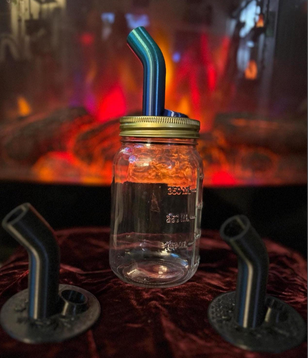 3d-Printed Mason Jar Bong!!!