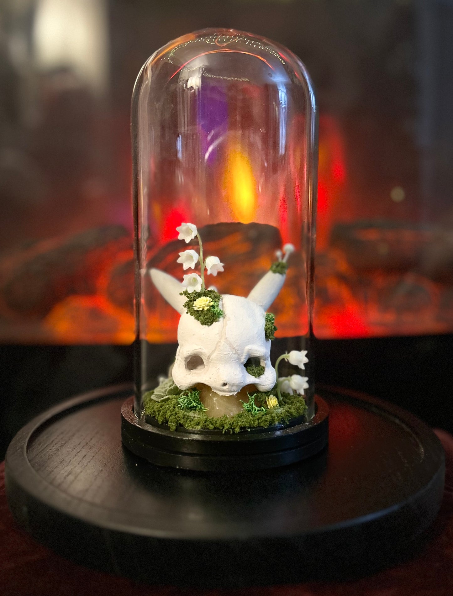 Faux Pikachu Skull Terrarium!