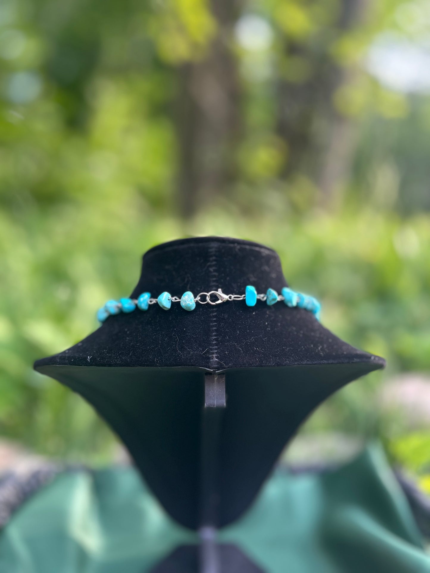 Handmade Silver Turquoise Dream Catcher Necklace!!