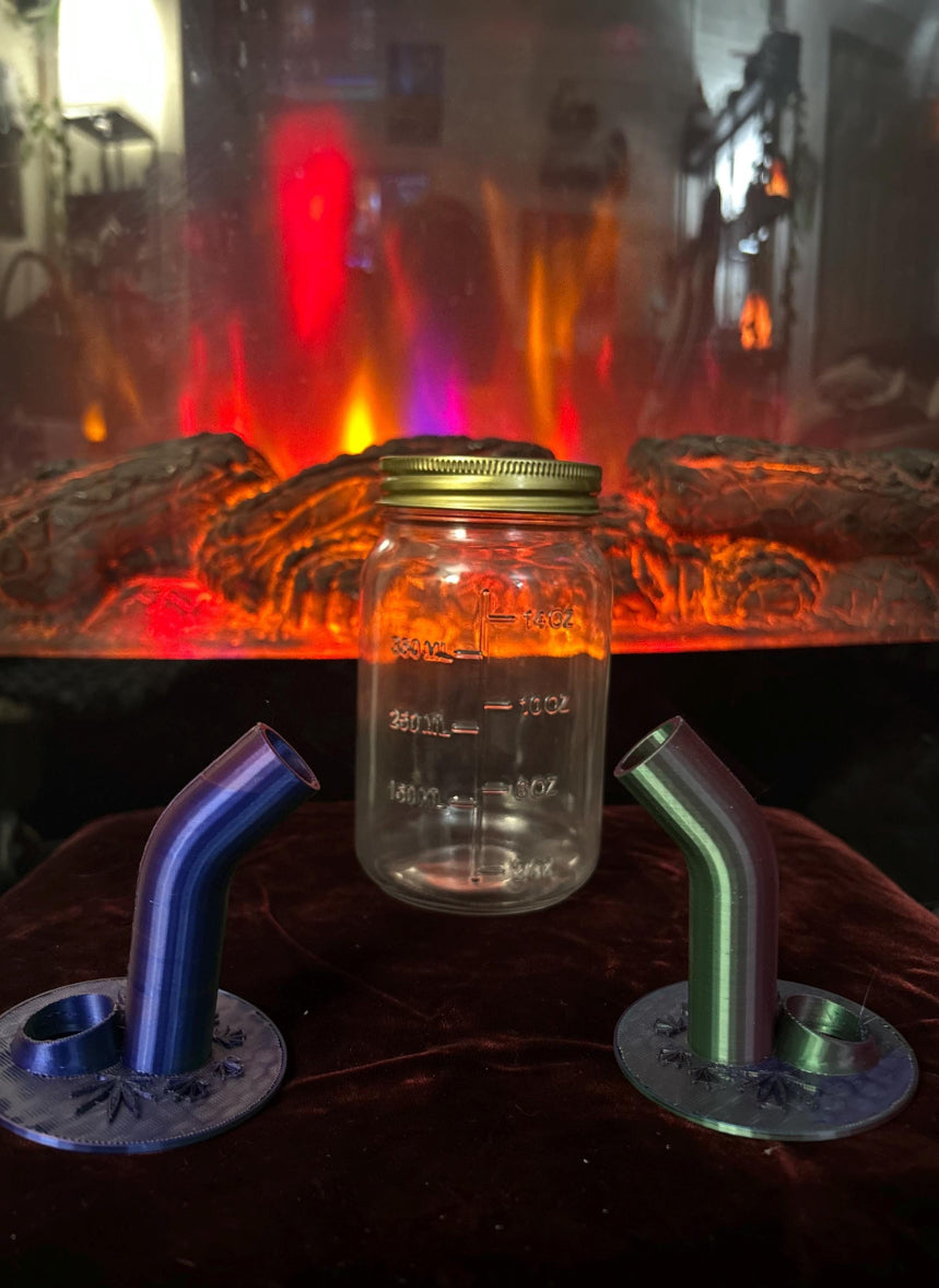 3d-Printed Mason Jar Bong!!!