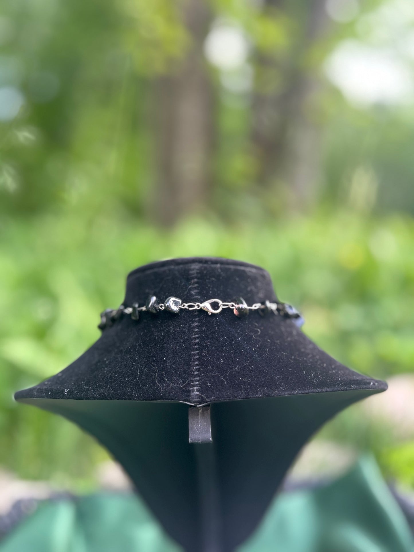 Handmade Silver Black Obsidian Dream Catcher Necklace!!!