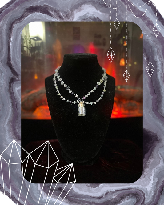 Handmade Silver Fluorite Necklace!!!